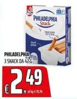 Coop Master Alleanza 3.0 Philadelphia Snack offerta