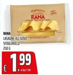 Coop Master Alleanza 3.0 Rana lasagne all'uovo sfogliavelo offerta