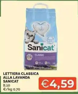 Mercatò Lettiera classica alla lavanda Sanicat offerta