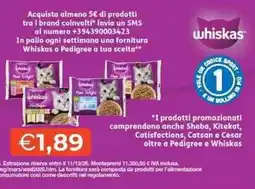 Mercatò Whiskas offerta