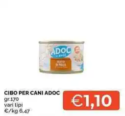 Mercatò Cibo per cani ADOC offerta