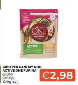 Mercatò Cibo per cani My Dog Active One Purina offerta