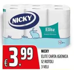Coop Master Alleanza 3.0 Nicky elite carta igienica offerta