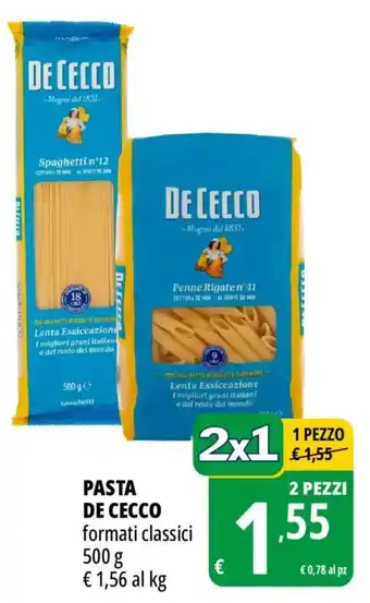 Pasta De Cecco formati classici