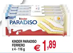 Centro Oceano Kinder Paradiso Ferrero offerta