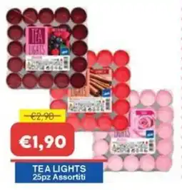 Huali Market Tea Lights Assortiti offerta