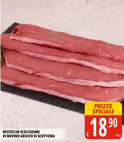 Tigros Bistecche sceltissime di bovino adulto di scottone offerta