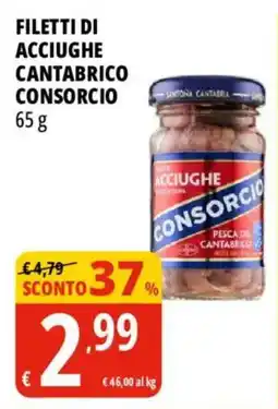 Tigros Filetti di acciughe cantabrico consorcio offerta