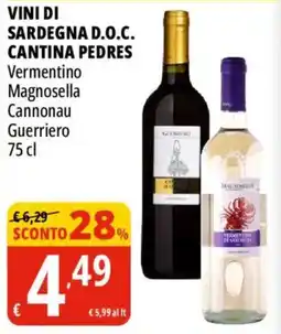 Tigros Vini di Sardegna D.O.C. Cantina Pedres offerta