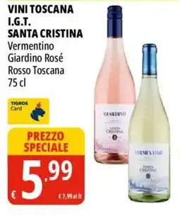 Tigros Vini Toscana I.G.T. Santa Cristina offerta