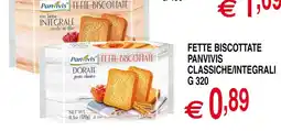 Centro Oceano Fette biscottate Panvivis classiche/integrali offerta