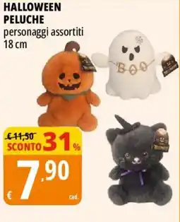 Tigros Peluche personaggi assortiti offerta