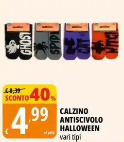 Tigros Calzino antiscivolo halloween offerta