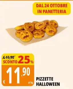 Tigros Pizzette Halloween offerta
