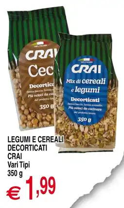 Centro Oceano Legumi e cereali decorticati Crai offerta