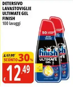 Tigros Detersivo lavastoviglie ultimate gel finish offerta