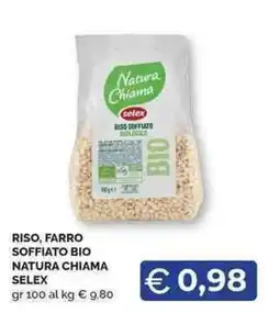 Mercatò Local Riso, farro soffiato bio natura chiama selex offerta