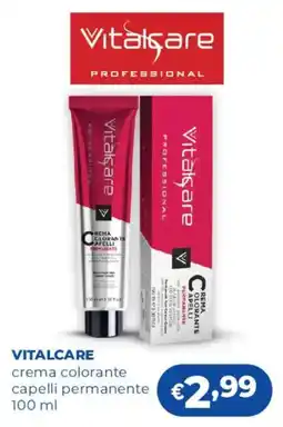 Acqua & Sapone Vitalcare crema colorante capelli permanente offerta