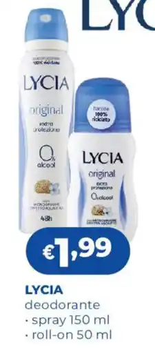 Acqua & Sapone Lycia deodorante offerta