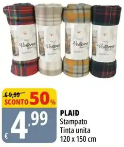 Tigros Plaid Volterra offerta