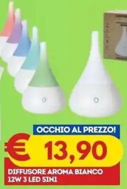 Gipsi Diffusore aroma bianco offerta