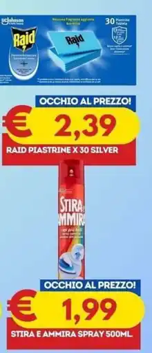 Gipsi Raid Piastrine Silver offerta
