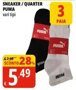Tigros Sneaker / quarter Puma offerta