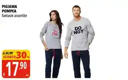 Tigros Pigiama Pompea offerta