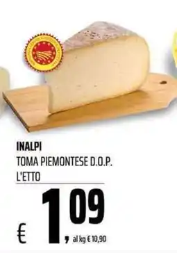 Coop Master Alleanza 3.0 Inalpi Toma Piemontese D.O.P. offerta