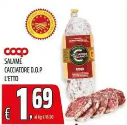 Coop Master Alleanza 3.0 Salame Cacciatore D.O.P. L'Etto offerta
