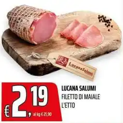 Coop Master Alleanza 3.0 Lucana Salumi Filetto di Maiale offerta