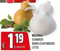 Coop Master Alleanza 3.0 Deliziosa scamorza bianca o affumicata offerta