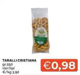 Mercatò Taralli Cristiana offerta