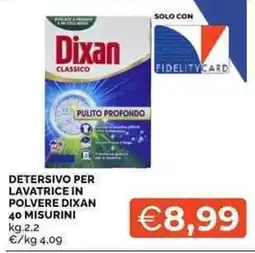 Mercatò Detersivo per lavatrice in polvere Dixan offerta
