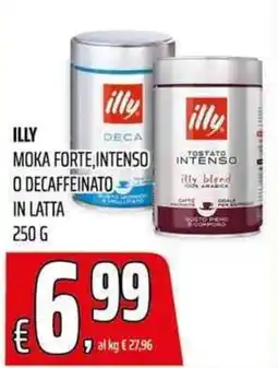 Coop Master Alleanza 3.0 Illy Moka Forte, Intenso o Decaffeinato in Latta offerta
