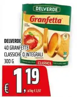 Coop Master Alleanza 3.0 Delverde Granfetta offerta