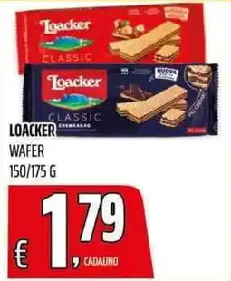 Coop Master Alleanza 3.0 Loacker wafer offerta