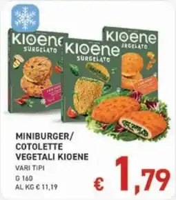 Maxi Coal Miniburger/ Cotolette vegetali Kioene offerta