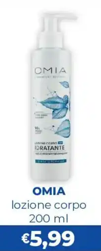 Acqua & Sapone Omia lozione corpo offerta