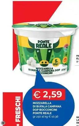 Mercatò Local Mozzarella di bufala campana dop bocconcini ponte reale offerta