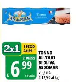 Tigros Tonno all'olio di oliva Asdomar offerta