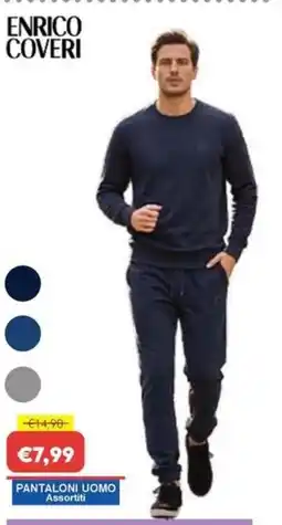 Huali Market Enrico Coveri Pantaloni Uomo offerta