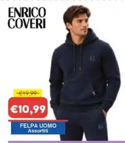 Huali Market Felpa uomo Enrico Coveri offerta