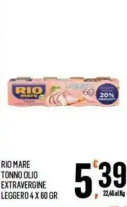 Vibian Rio Mare tonno olio extravergine leggero offerta