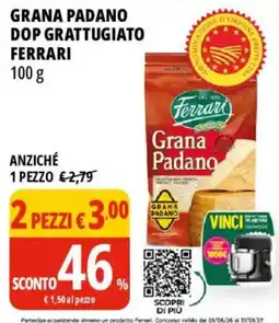 Tigros Grana Padano Ferrari offerta