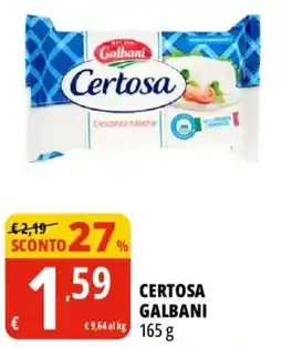 Tigros Certosa Galbani offerta