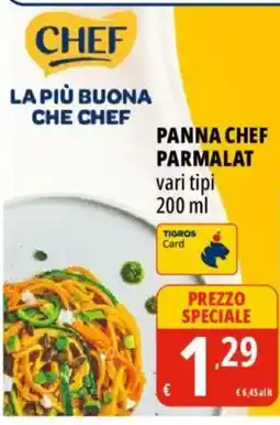 Tigros Panna Chef Parmalat offerta