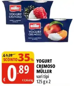 Tigros Yogurt Cremoso Müller offerta