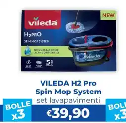 Acqua & Sapone Vileda H2 Pro Spin Mop System offerta