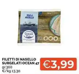 Mercatò Filetti di nasello surgelati Ocean 47 offerta